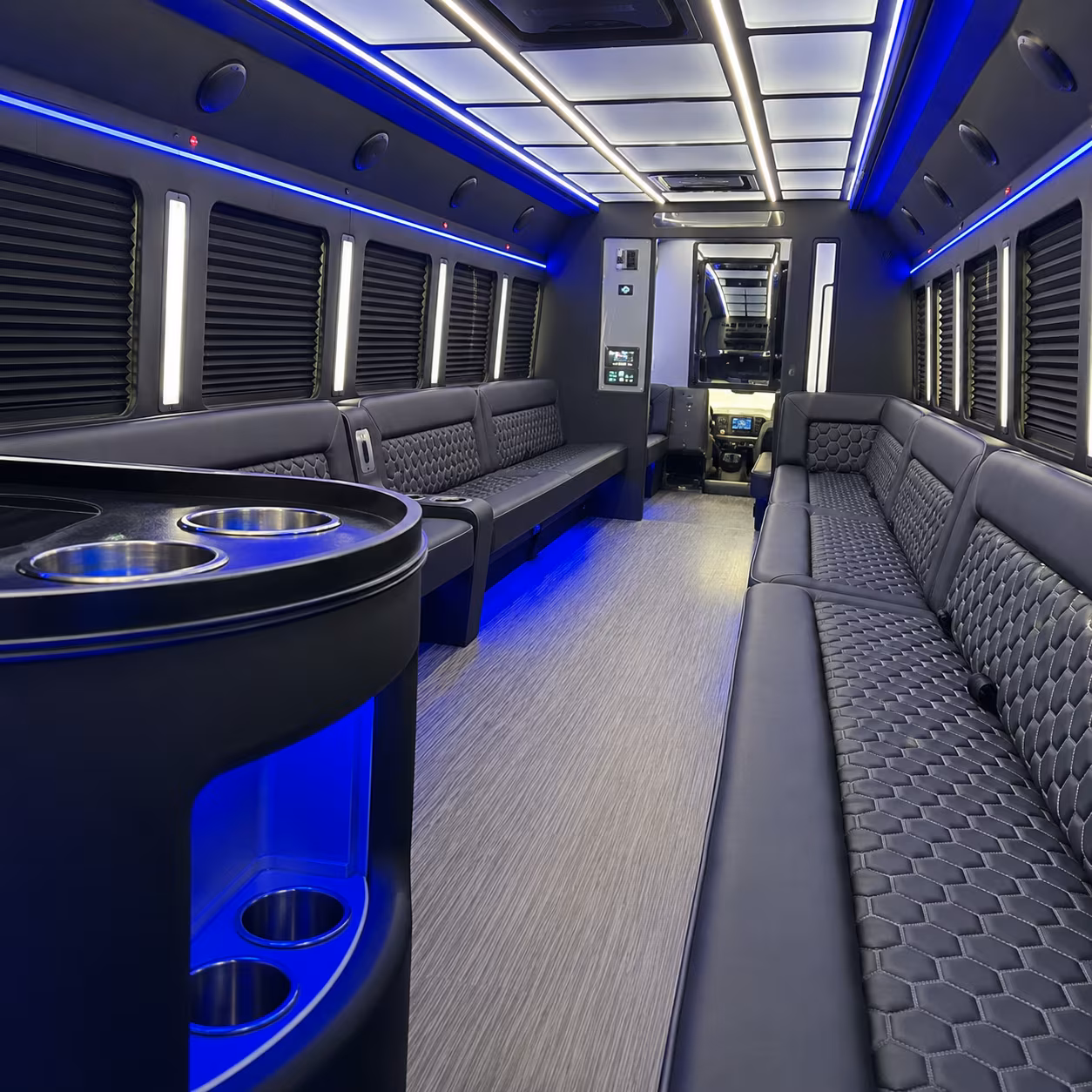 lawrence party bus rentals inside
