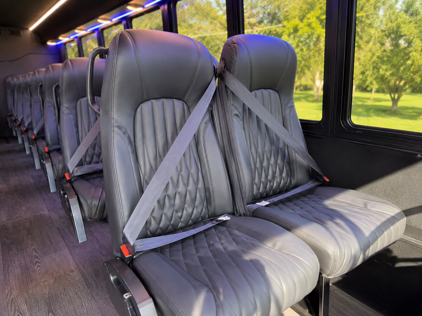 lawrence private event transportation onboard seating