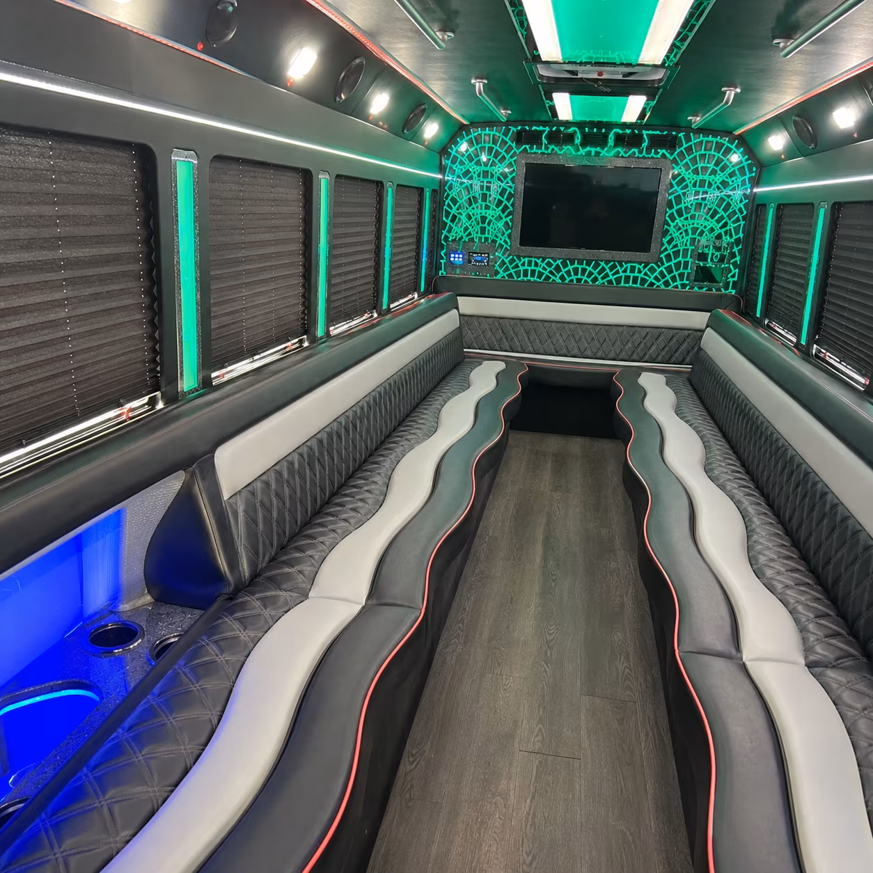 party buses and minibuses for lawrence bar crawls and late night concert runs